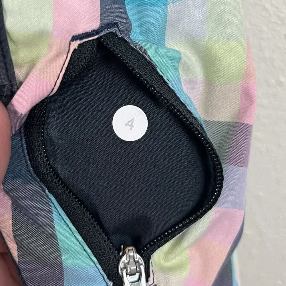 Lululemon Tracker Short II Women’s Size 4 Wee Wheezy Check Low Rise Rare